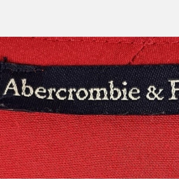 Abercrombie & Fitch Red Flutter Sleeve Sundress - Picture 7 of 8